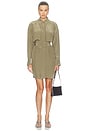 view 1 of 3 VESTIDO TÚNICA DARLIS  in Pale Olive