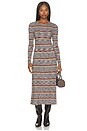 view 1 of 4 Nami Knit Dress in Rust Multi