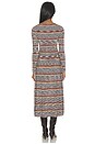 view 4 of 4 Nami Knit Dress in Rust Multi