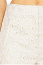 view 6 of 6 Jazmin Short in Off White & Gold