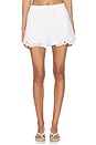 view 1 of 6 Vilvaldi Short With Embroidery in White