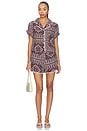 view 5 of 6 Tennison Short in Raisin & Dove