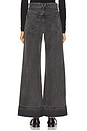 view 4 of 6 Taylor High Rise Wide Leg in Stoned Washed Onyx
