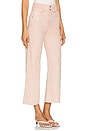 view 2 of 6 SHORTS LARGO NAS PERNAS DE CINTURA ALTA TAYLOR in Stoned Pink Shell