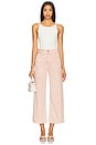view 5 of 6 SHORTS LARGO NAS PERNAS DE CINTURA ALTA TAYLOR in Stoned Pink Shell