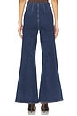 view 4 of 6 Joplin Off-duty High Rise Wide Leg in Bright Blue