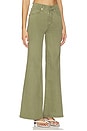 view 2 of 6 Joplin Wide Flare Jeans in Army