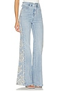 view 2 of 6 Joplin Wide Flare Jeans in Silverwood Moon