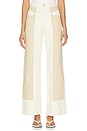 view 1 of 6 Taylor Wide Leg Jeans in Ecru & Stone Khaki