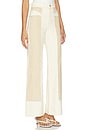 view 2 of 6 Taylor Wide Leg Jeans in Ecru & Stone Khaki