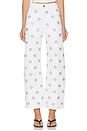 view 1 of 6 Grant High Rise Wide Leg Crop in White