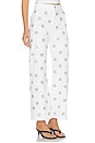 view 2 of 6 Grant High Rise Wide Leg Crop in White