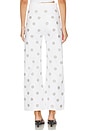 view 4 of 6 Grant High Rise Wide Leg Crop in White
