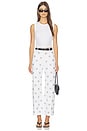 view 5 of 6 Grant High Rise Wide Leg Crop in White