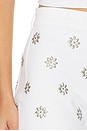 view 6 of 6 Grant High Rise Wide Leg Crop in White