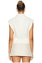 view 3 of 5 Holton Knit Vest in Ivory