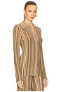 view 2 of 4 Landon Cardigan in Gold & Bronze