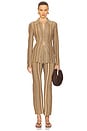 view 4 of 4 Landon Cardigan in Gold & Bronze