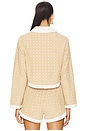 view 3 of 4 Zariah Cardigan in Stone Khaki