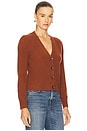 view 2 of 4 Solene Cashmere Cardigan in Orange Brandy