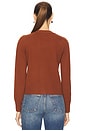 view 3 of 4 Solene Cashmere Cardigan in Orange Brandy
