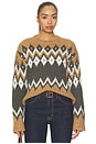 view 1 of 4 Jessalyn Pullover in Heritage Khaki Multi