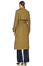 view 4 of 4 Conneley Dickey Trench Coat in Moss