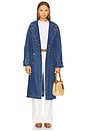 view 1 of 4 Zuma Trench Coat in Bright Blue