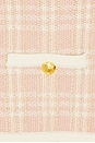 view 5 of 5 Claudine Knit Jacket in Off White & Pink Clay