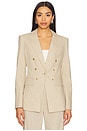 view 2 of 6 Gaya Dickey Jacket in Natural & Gold