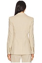 view 4 of 6 Gaya Dickey Jacket in Natural & Gold