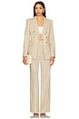 view 5 of 6 Gaya Dickey Jacket in Natural & Gold