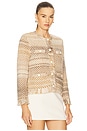 view 2 of 5 Sariyah Knit Jacket in Desert Khaki Multi