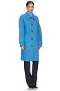 view 3 of 4 Laurent Dickey Coat in Blue Jasper