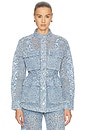 view 1 of 6 Lane Jacket W/ Burnout Floral in Lakeshore