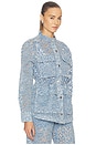 view 3 of 6 Lane Jacket W/ Burnout Floral in Lakeshore