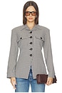 view 1 of 5 Molyneux Jacket in Navy Multi