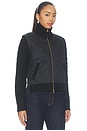 view 4 of 5 Patra Mixed Media Jacket in Black