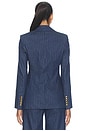 view 4 of 5 Naira Dickey Jacket in Medium Indigo & Copper