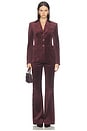 view 5 of 4 Raelynn Dickey Jacket in Burgundy