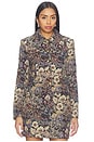 view 2 of 6 Wilde Jacket With Collar in Dark Eggplant Multi