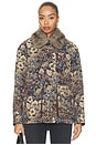 view 2 of 6 Blake Coat in Dark Eggplant Multi