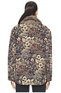 view 5 of 6 Blake Coat in Dark Eggplant Multi