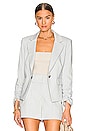 view 1 of 5 Aaliyah Dickey Jacket in Heathered Vapor