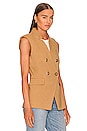 view 3 of 5 Amika Vest in Camel