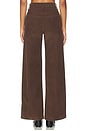 view 4 of 6 Taylor High Rise Wide Leg in Dark Umber