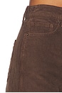 view 6 of 6 Taylor High Rise Wide Leg in Dark Umber