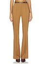view 1 of 6 Gracie Pant With Belt in Dark Acorn