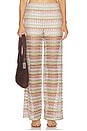 view 1 of 6 Fatima Pant in Deep Ochre & Dove Multi