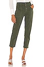 view 1 of 4 Arya Cargo Straight Pant in Army Green